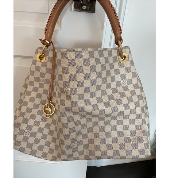 Louis Vuitton Artsy Mm Damier Azur Hobo Bag - Picture 2 of 7